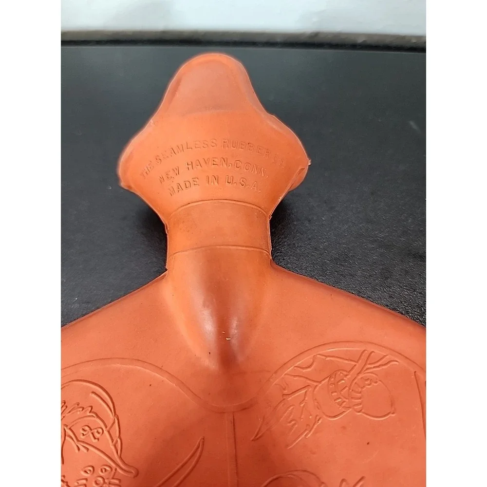 Vintage The‎ Seem less Rubber co. Baby Pink Hot Water Bottle Compress Bag